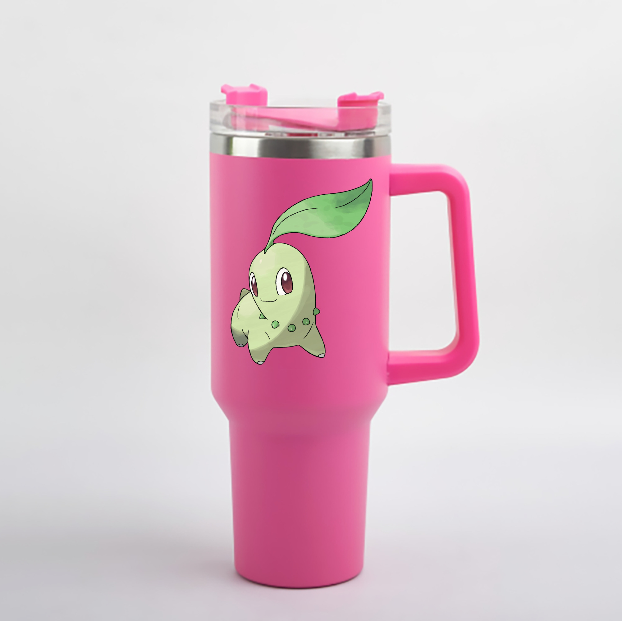 （画像用） ポケットモンスター Pokémon 1200mL車用タンブラー - クリスタルステッカー（プラスチックストロー付き）